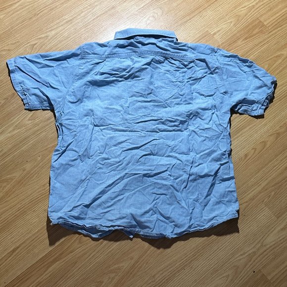 Fourstar Clothing Light Denim Short Sleeve Shirt Vintage (2010) - Picture 3 of 3